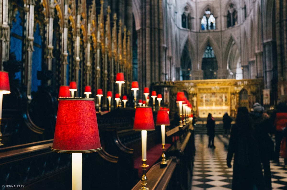 Interior of Westminster Abbey