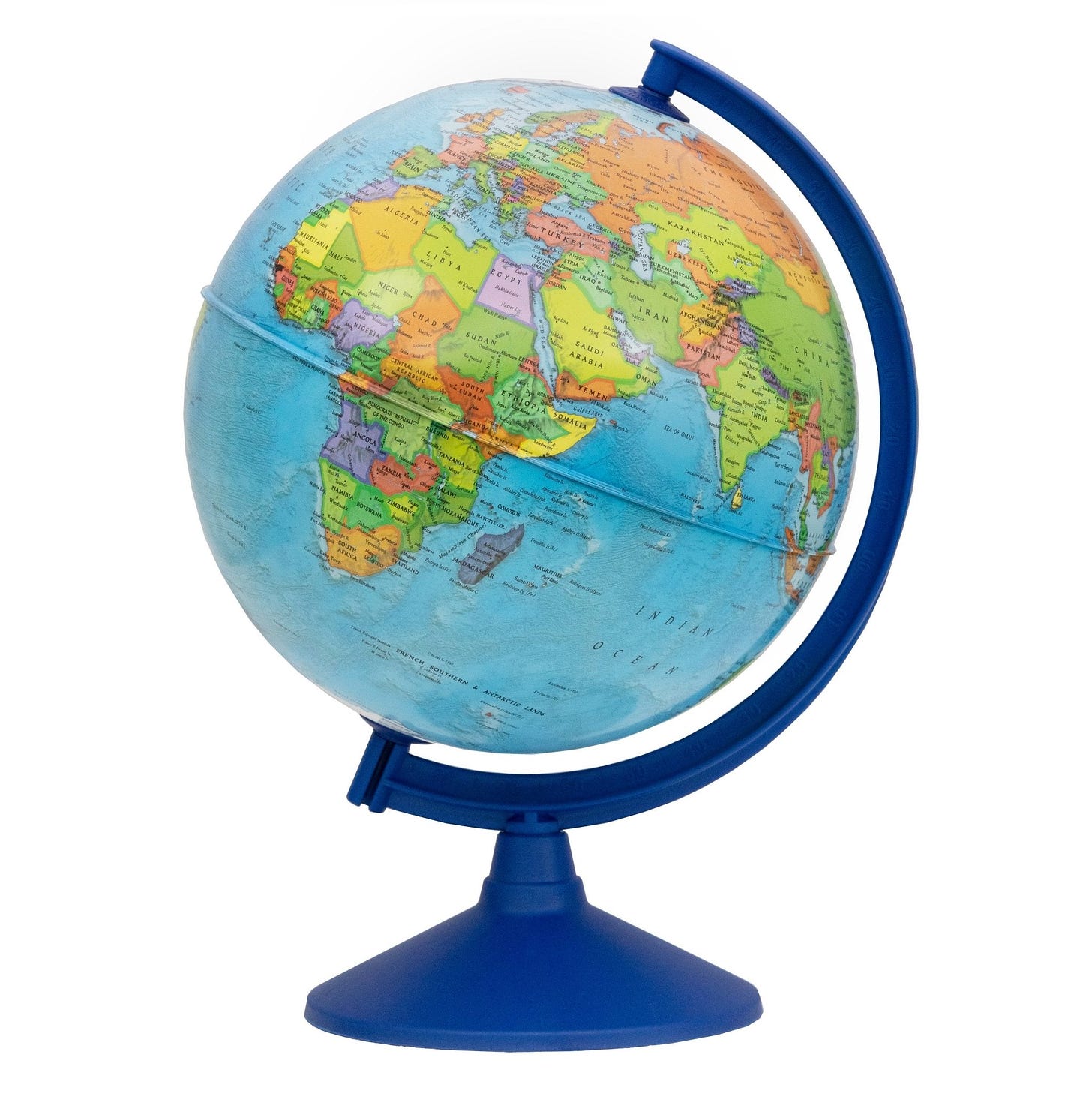TOPGLOBE 30cm Educational World Globe Political Map | Topglobe