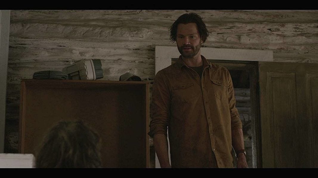 Walker Jared Padalecki wearing Johnston and Murphy shirt for Coop 3.13.