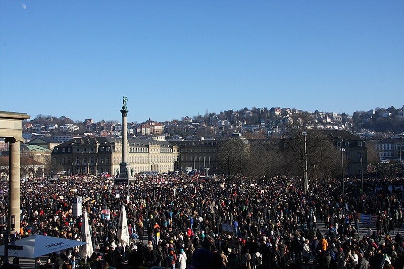 File:Demonstration Kundgebung Alle zusammen gegen die AFD (1), Schlossplatz, Stuttgart, 2024-01-20, yj.jpg