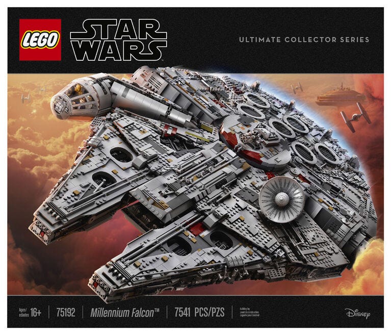 LEGO Star Wars Millennium Falcon 75192 (7541 pieces) | Toys R Us Canada