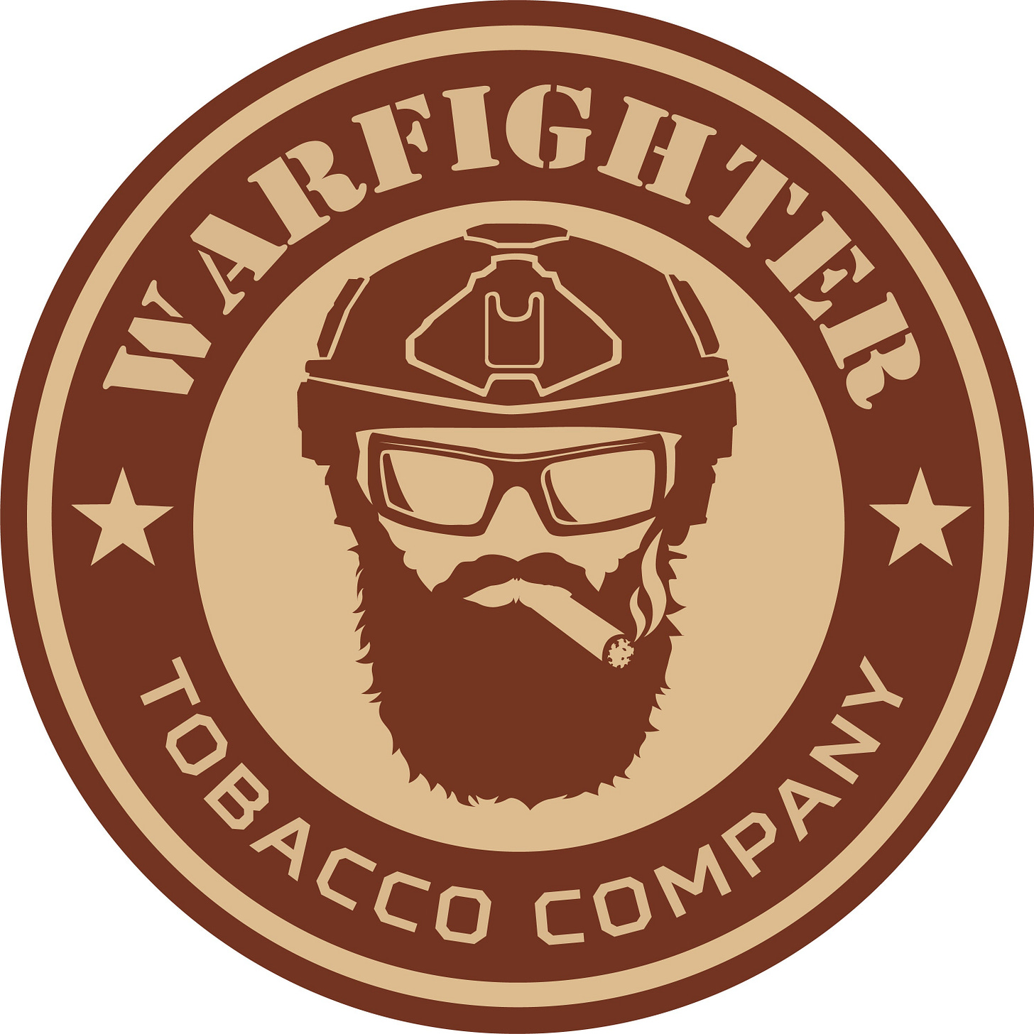 Warfighter Tobacco Company Sticker Warfighter Tobacco Company Sticker