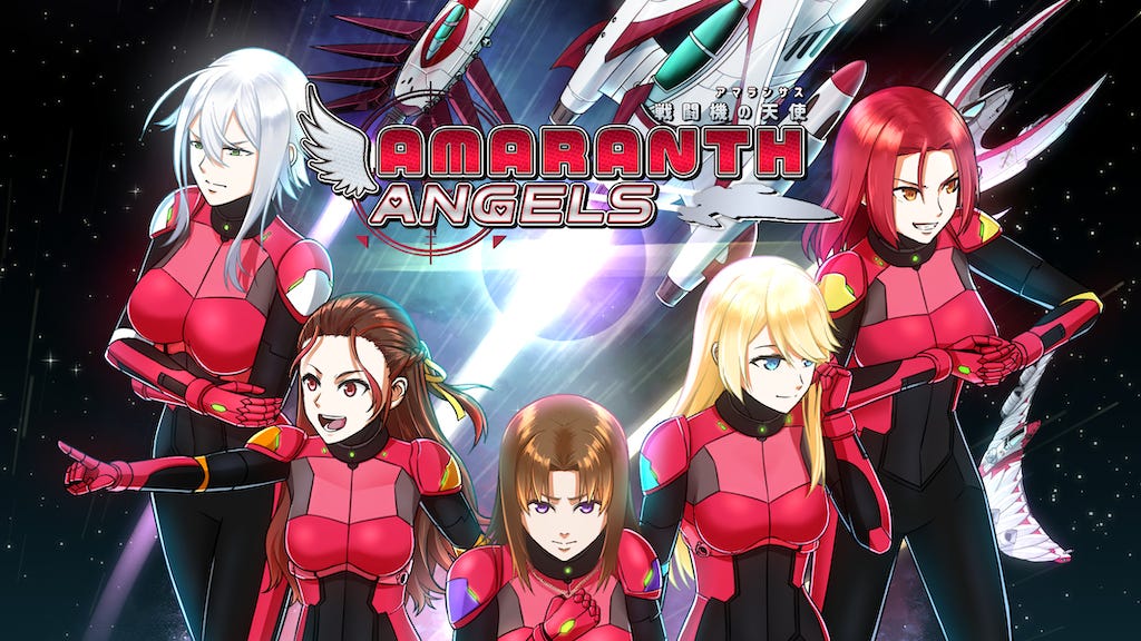 Project image for Amaranth Angels: A Cute Girls Flying Starfighters Manga