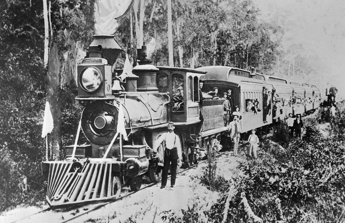 1896: extension of Flagler's Florida East Coast Railway