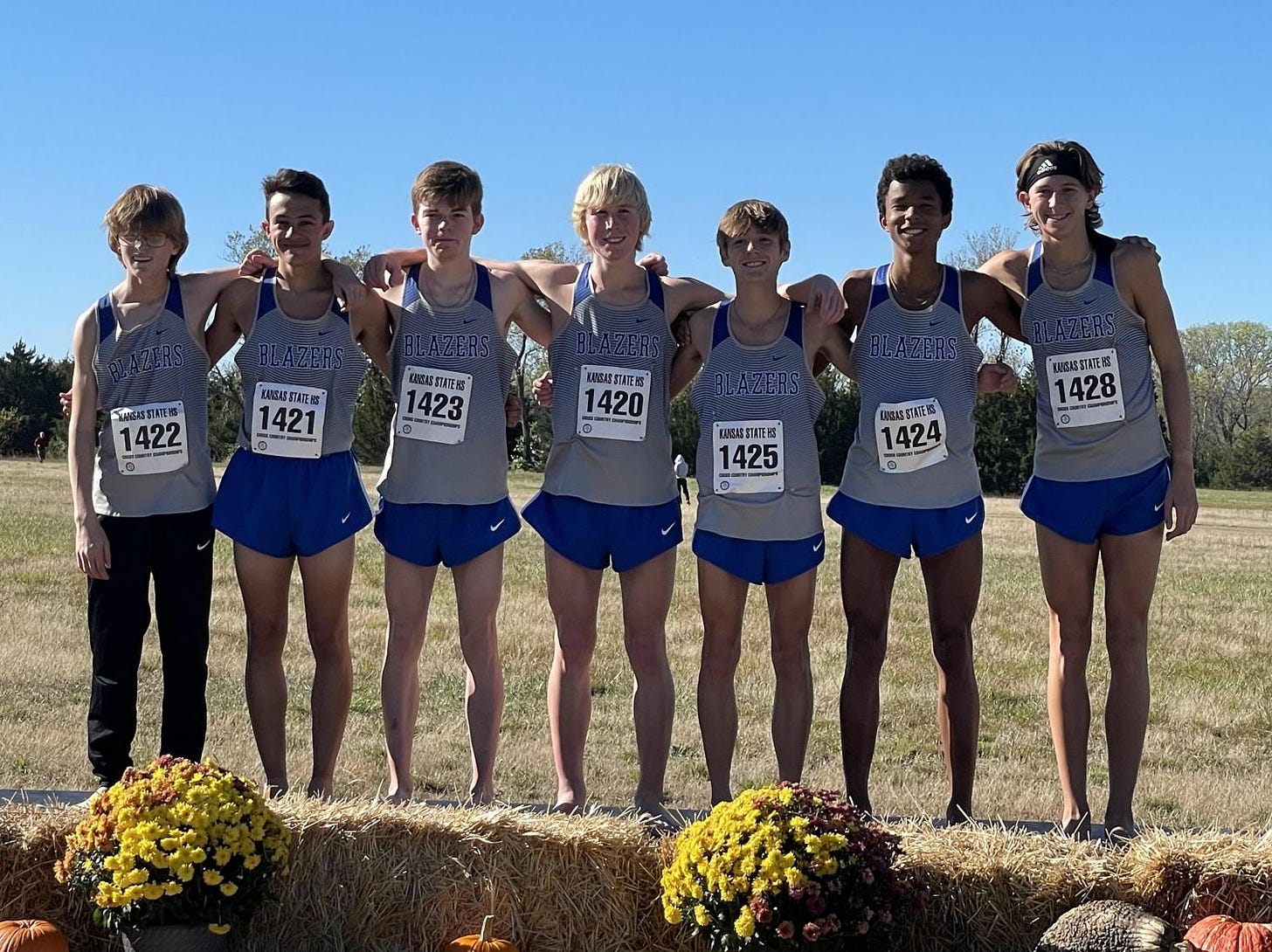 Boys' Cross Country Team Takes 5th at State – The Blazer