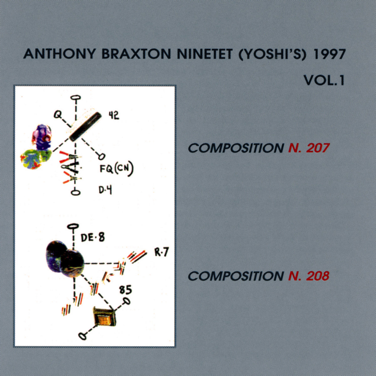 Anthony Braxton - Ninetet (Yoshi's) 1997 Vol. 1 album cover