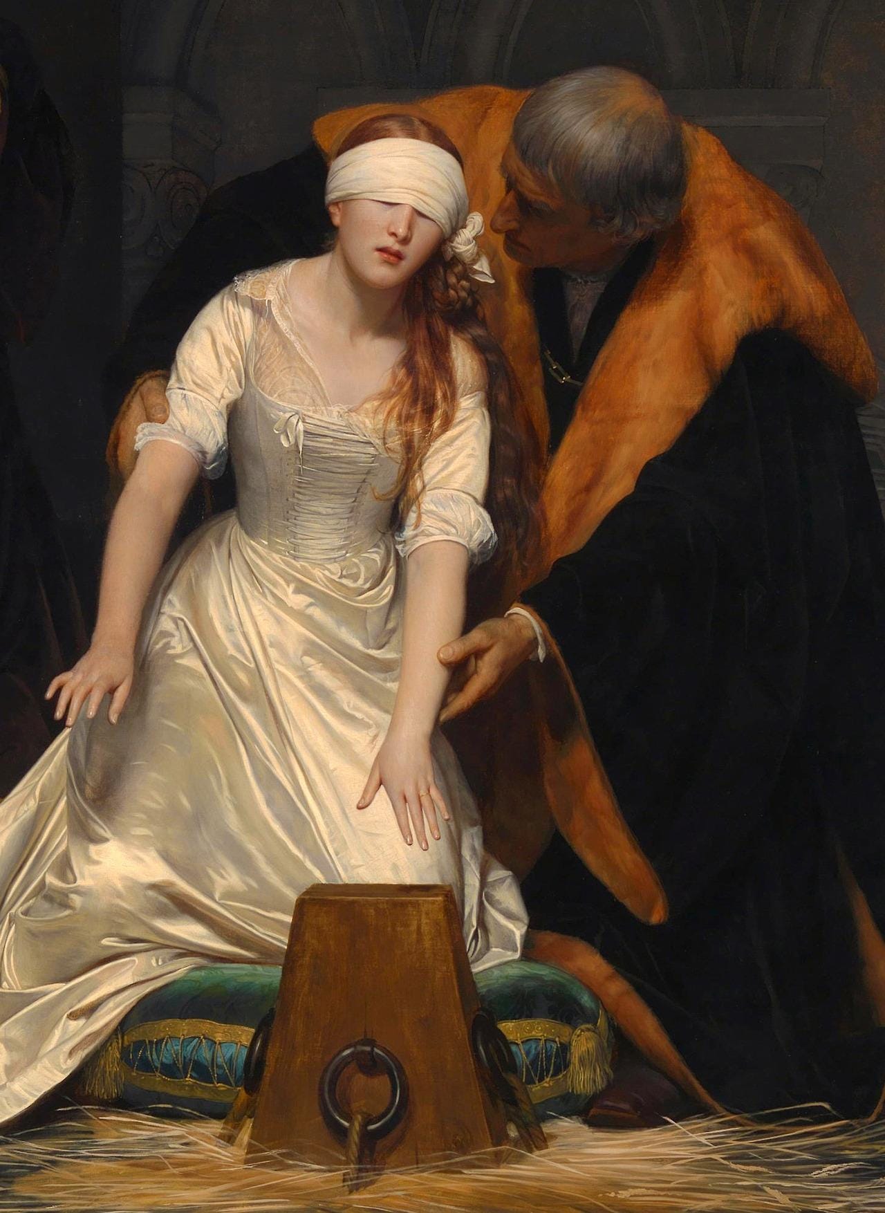 The Execution of Lady Jane Grey, by Paul Delaroche. 1833. : r/Art