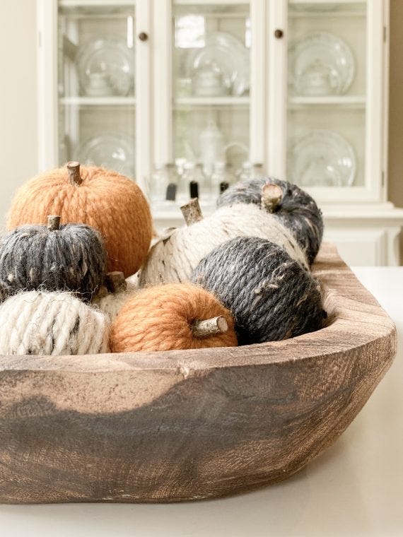 Cute pumpkin craft tutorial to create fall decor for your home.
