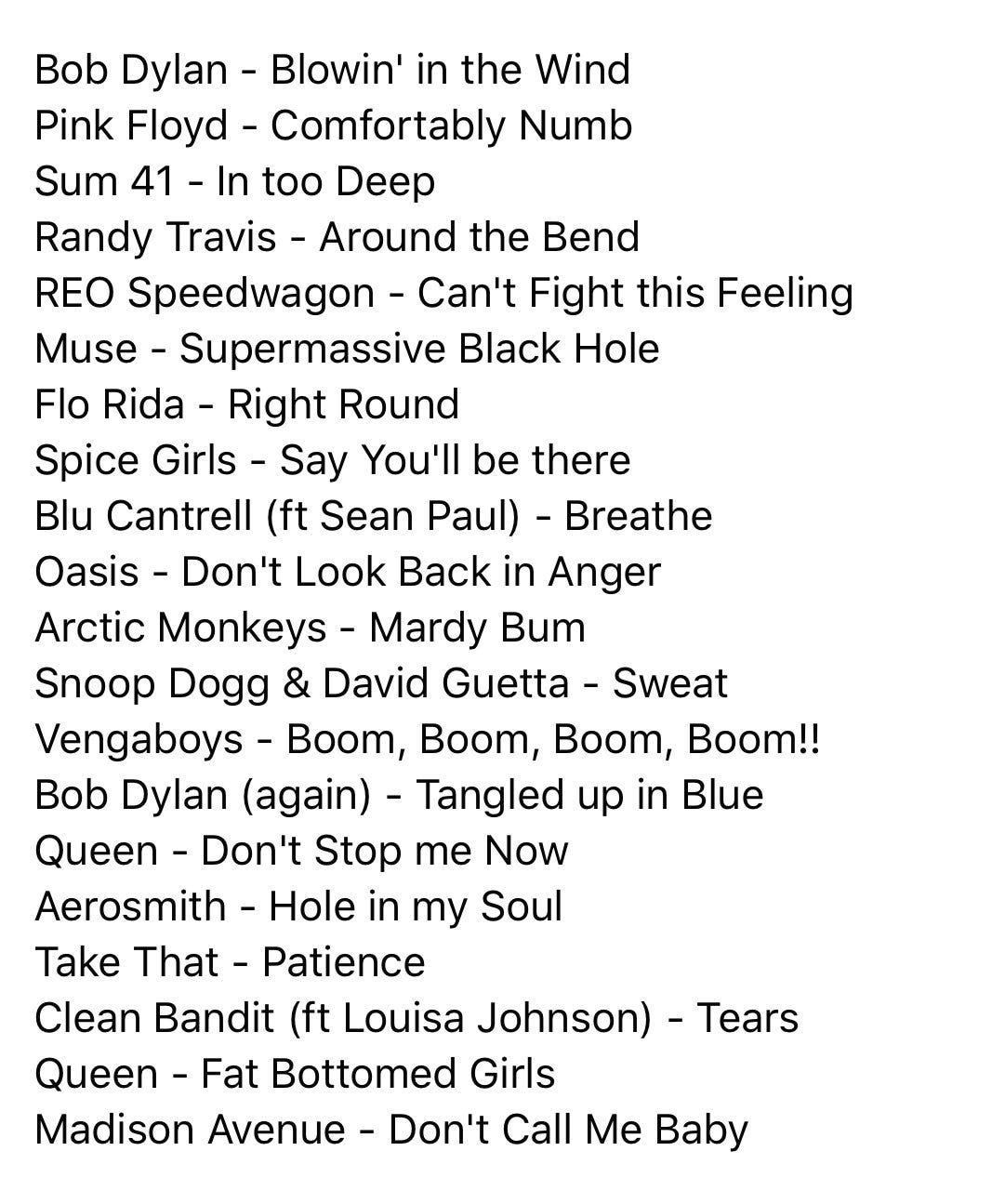Keith Siau on Twitter: "Songs that should be blocked from your colonoscopy  playlist 😅 Any others that should be on this list?  https://t.co/LcV0TUDI6s" / Twitter