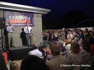 US Senator Al Franken stumps with Senate hopeful Dr. Richard Carmona in Tucson.