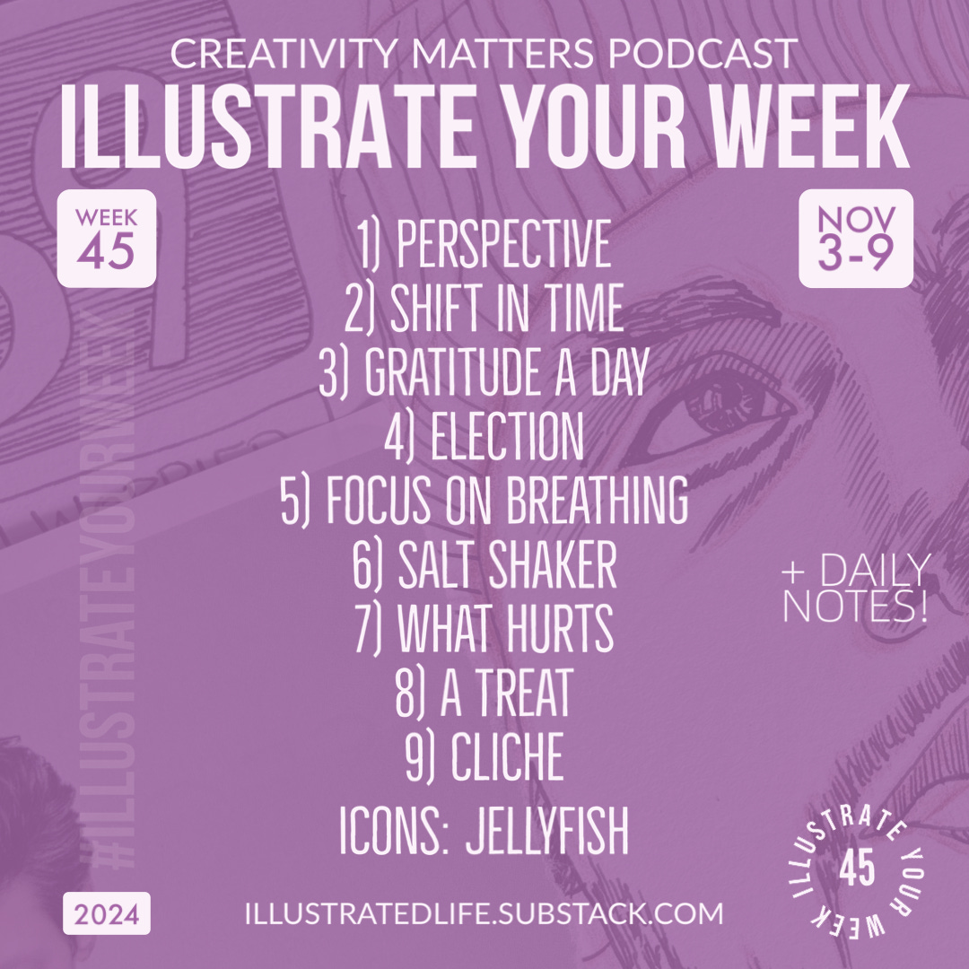 Week 45 Prompts including election and gratitude