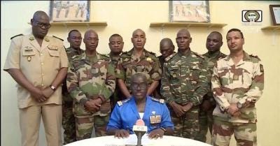 Niger's army command declares support for military coup