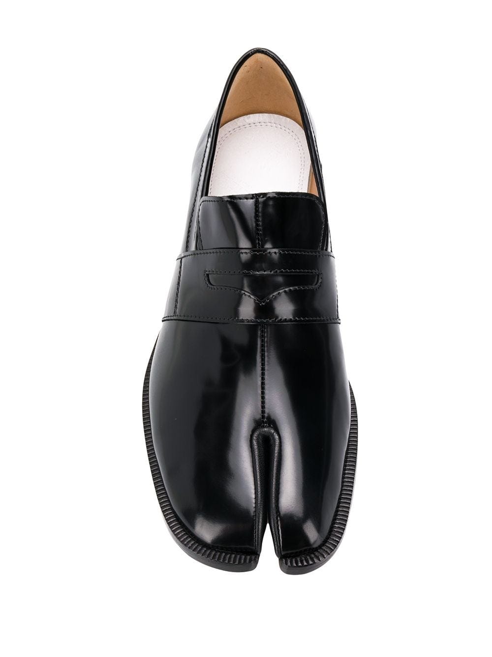 Tabi leather loafers