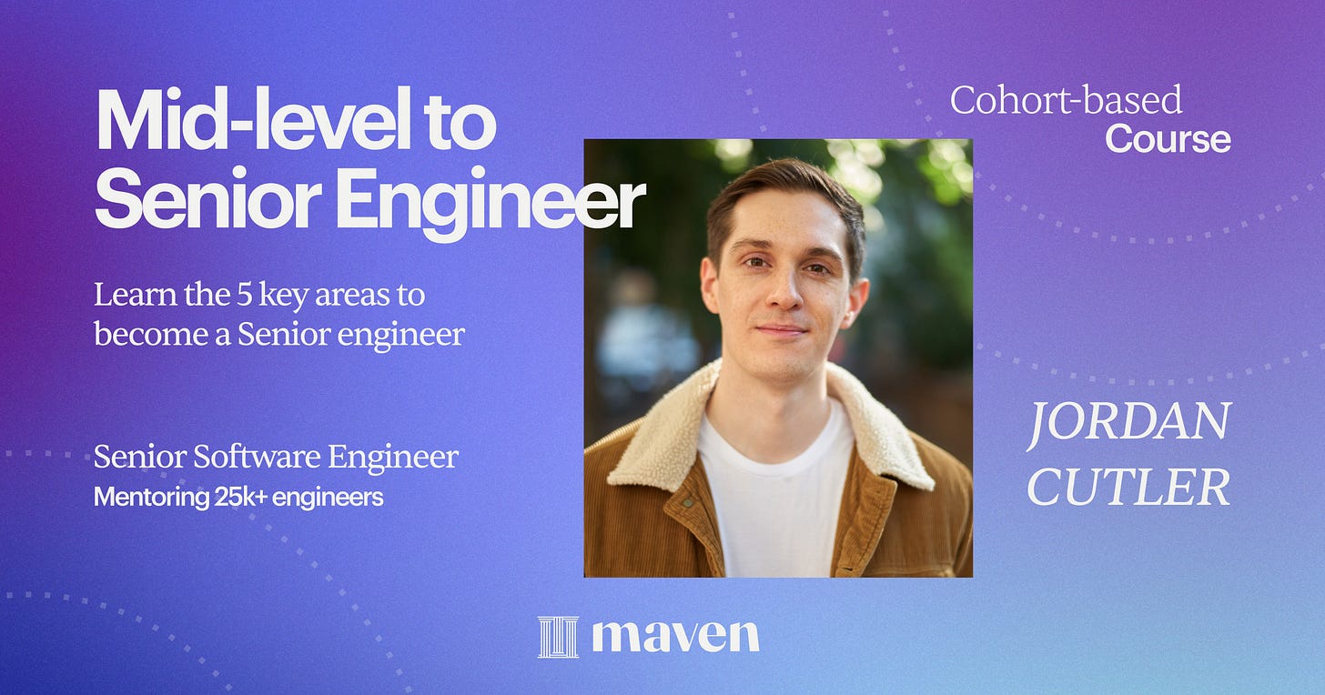 Mid-level to Senior Engineer cohort course by Jordan Cutler