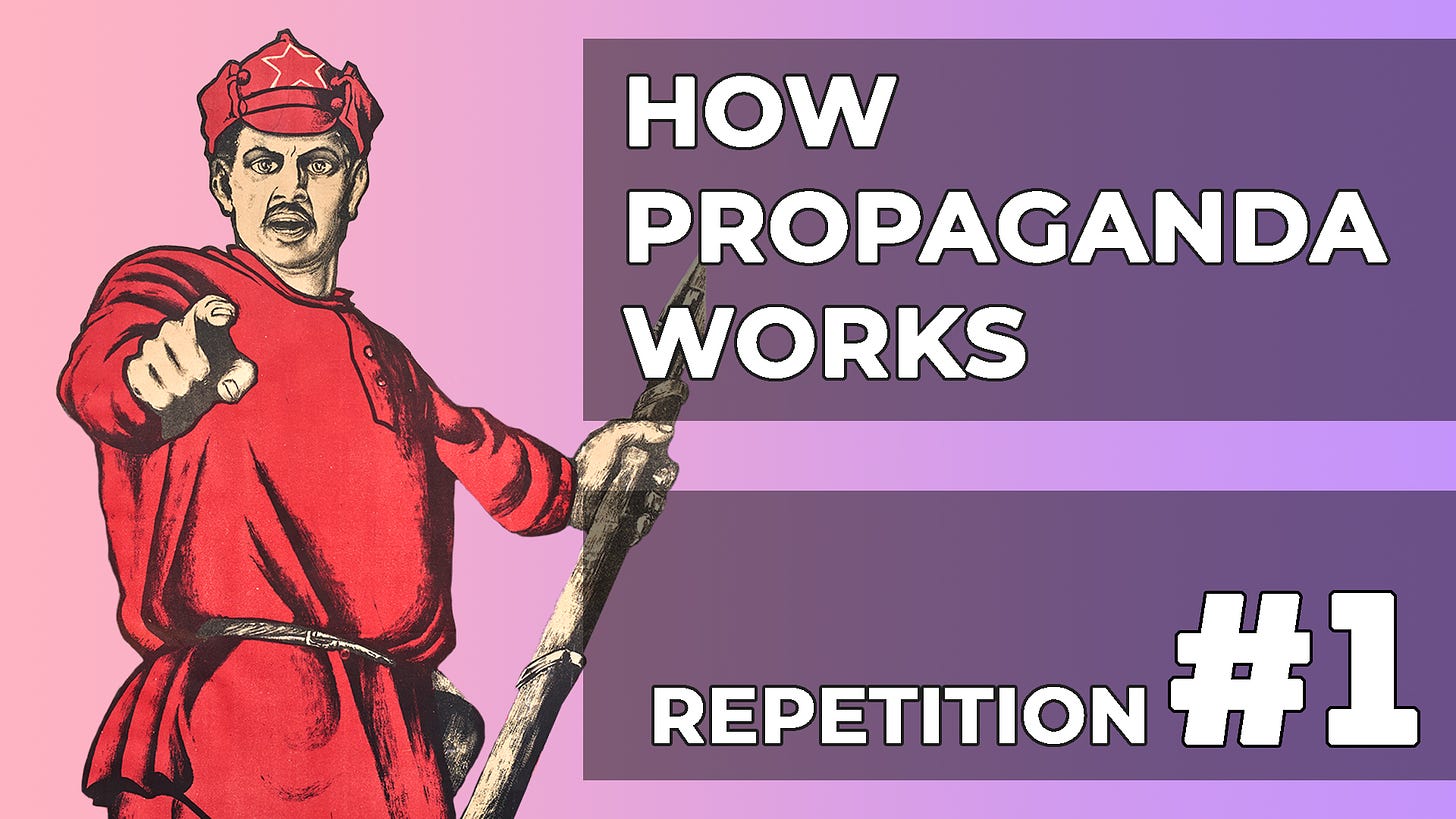 How Propaganda Works: Repetition | UACRISIS.ORG