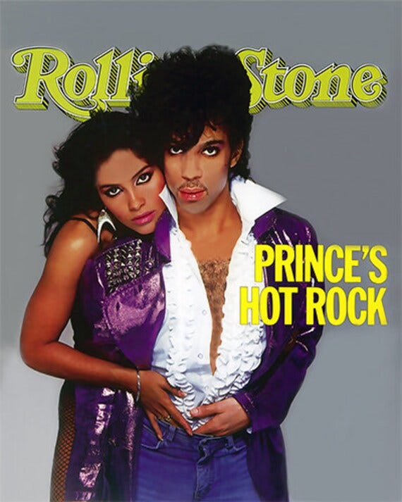 Prince & Vanity 1983 Rolling Stone Magazine Cover poster | Etsy