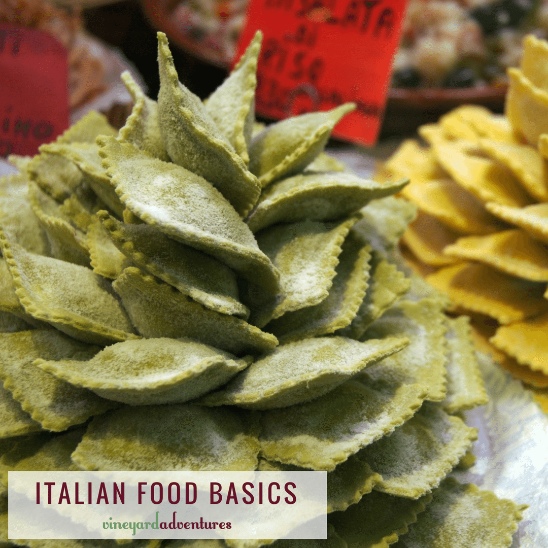 Italian Food Basics | archive.vineyardadventures.com