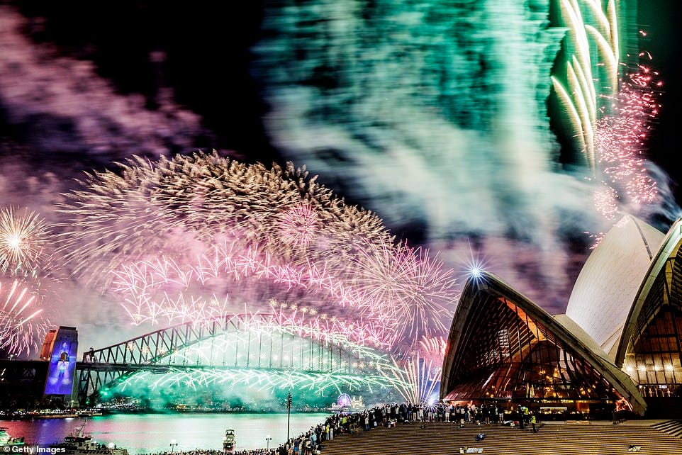 SYDNEY: An estimated one million people spent the new year watching Sydney's fireworks at vantage points around the harbour