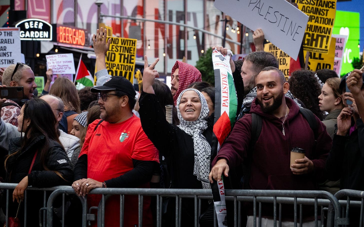 Chanting '700,' pro-Palestinian activists in New York fete Hamas attack |  The Times of Israel