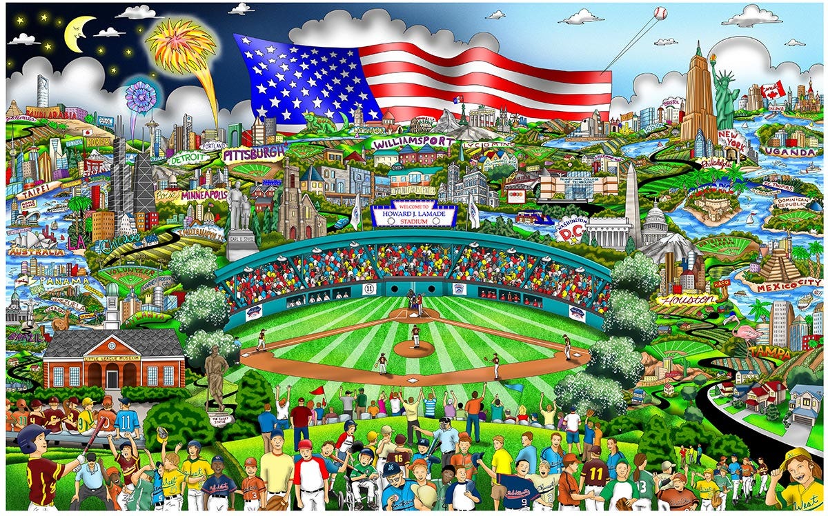 Corporate Commission Little League Baseball | Fazzino