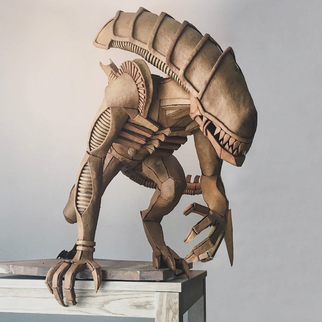 Xenomorph Gingerbread Sculpture