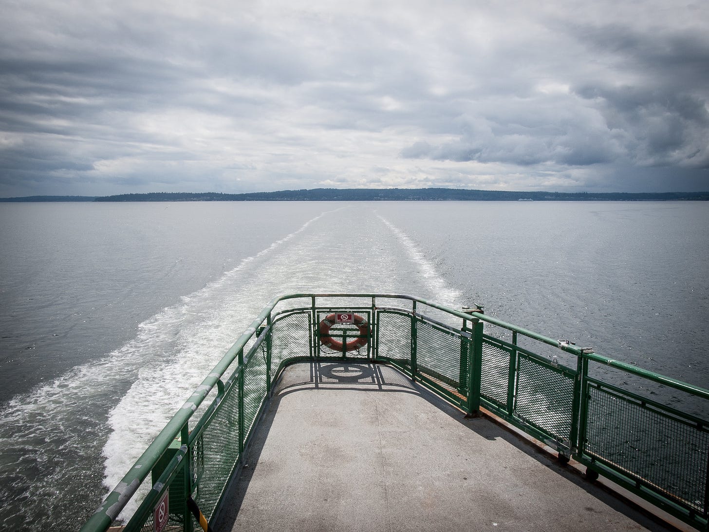 Ferry Wake