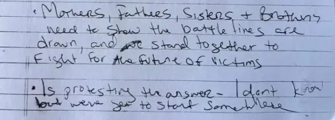 Virginia Giuffre wrote a final letter prior to her suicide.