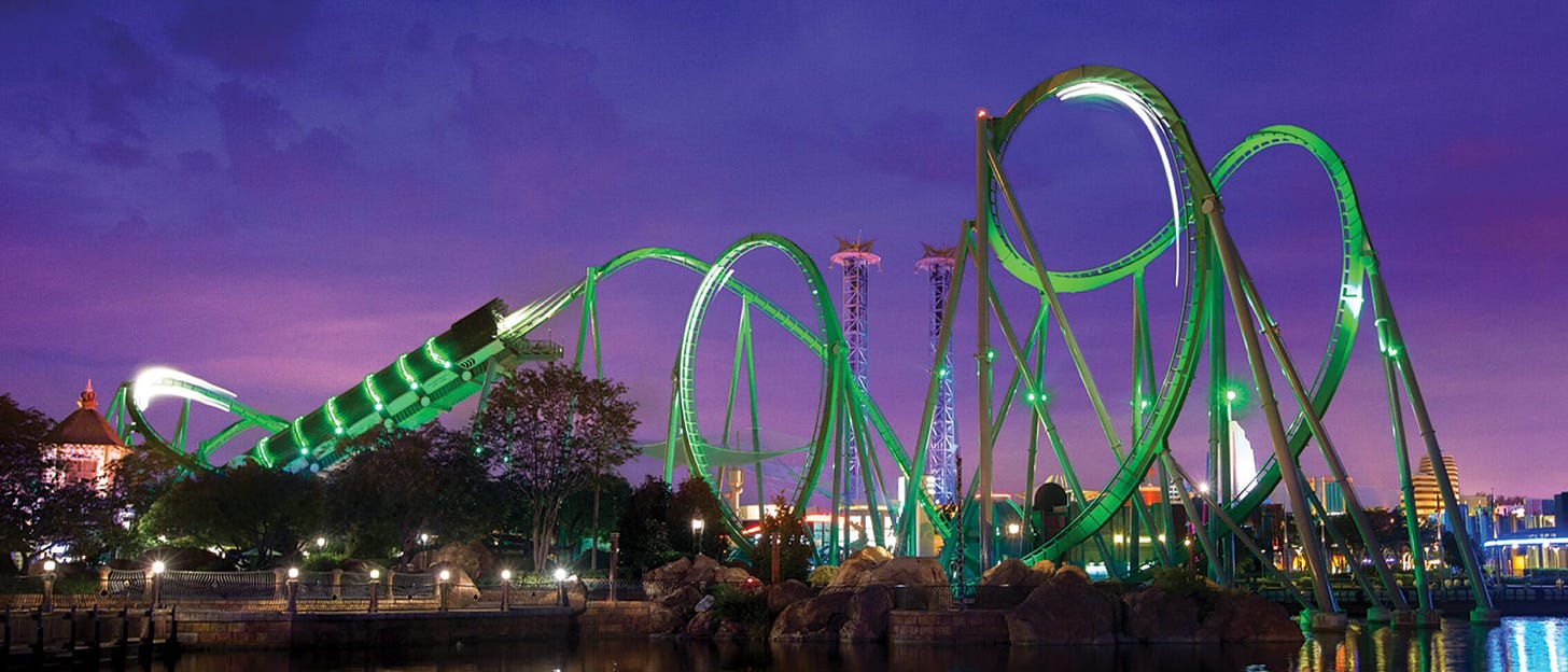 Incredible Hulk Coaster Universal Orlando