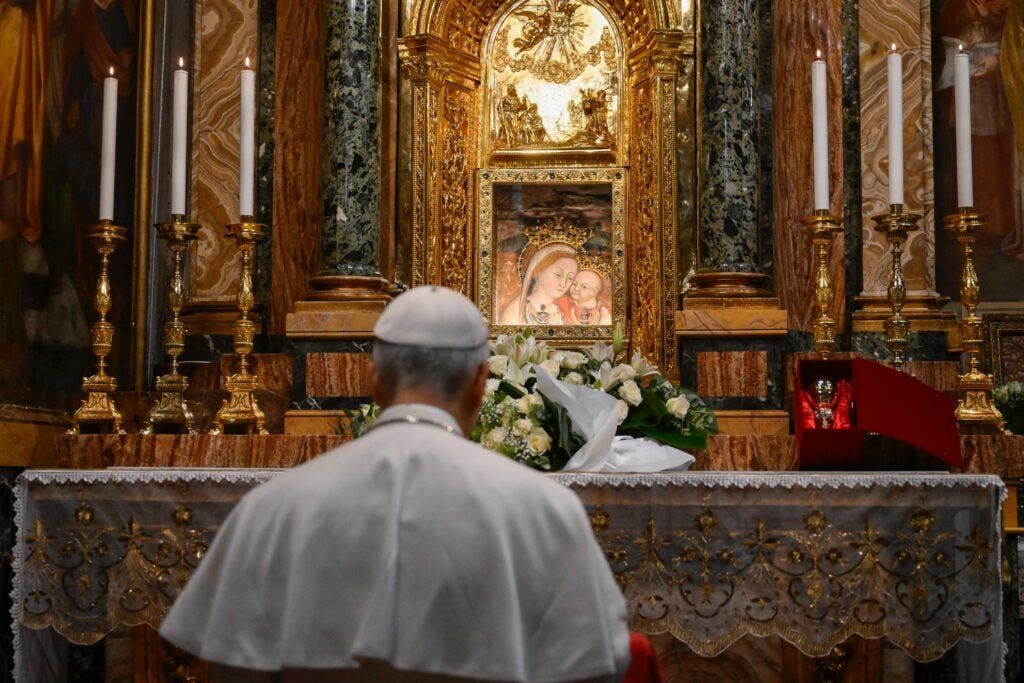 Papa Leone XIV in visita al Santuario della Madre del Buon Consiglio:  "Siate fedeli alla Madre"