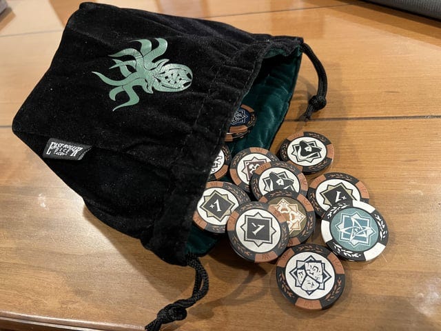 Chaos Bag Poker Chip Project Complete! : r/arkhamhorrorlcg