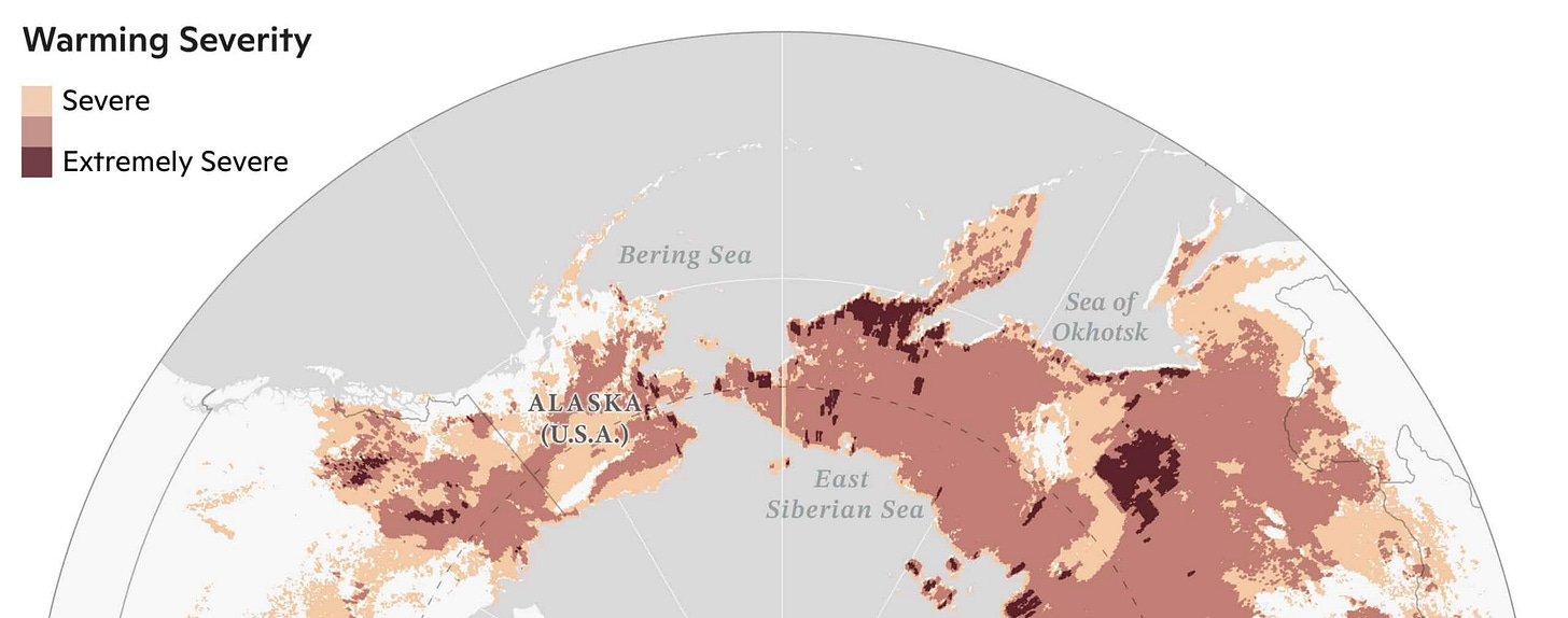map of warming stress across the arctic map of warming stress across the arctic