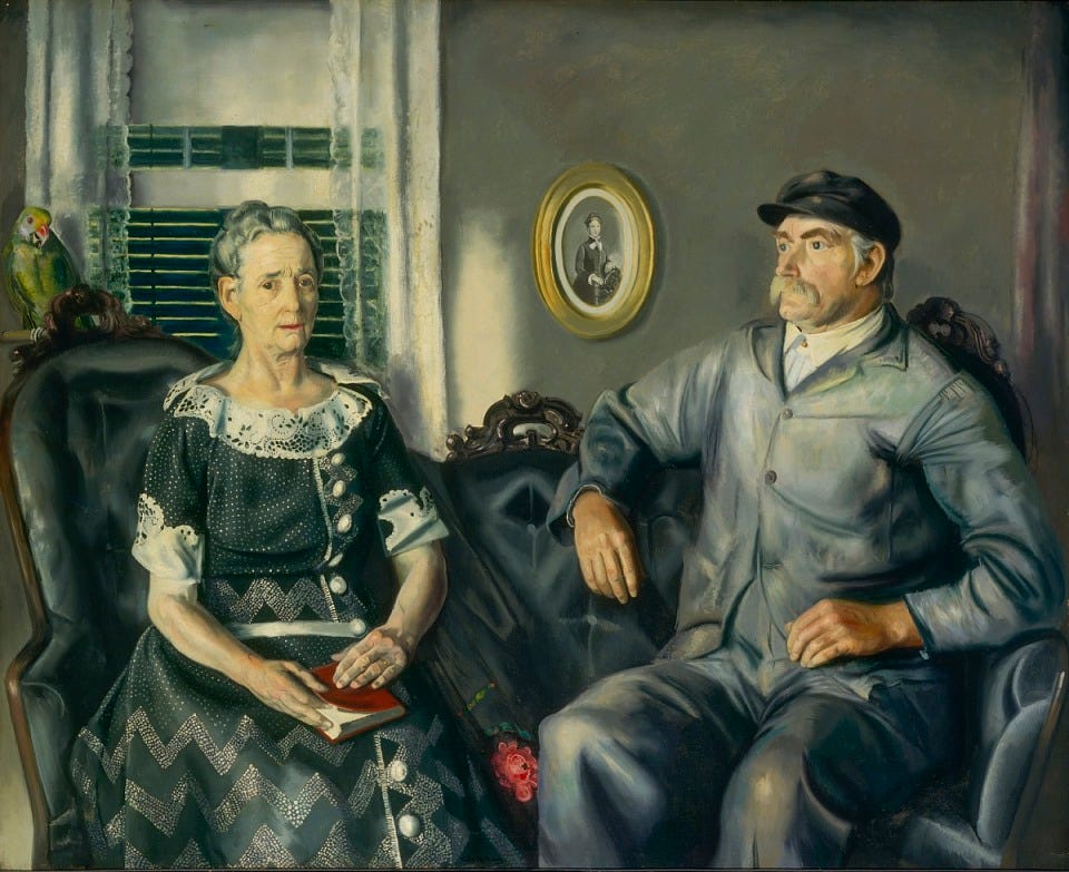 George Bellows, Mr. and Mrs. Phillip Wase, 1924, oil on canvas, Smithsonian American Art Museum, Gift of Paul Mellon, 1967.39.1