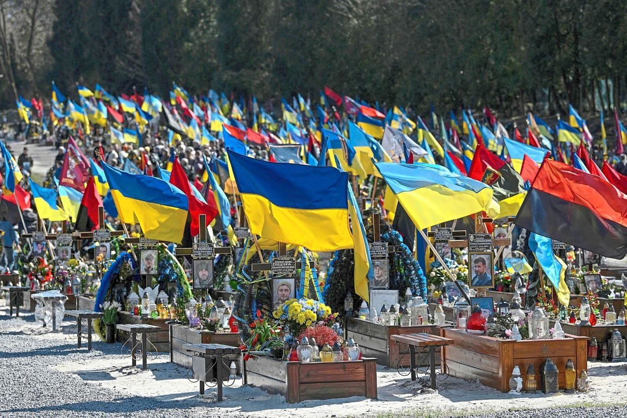 Of love, pain and loss at historic Ukraine cemetery | The Star