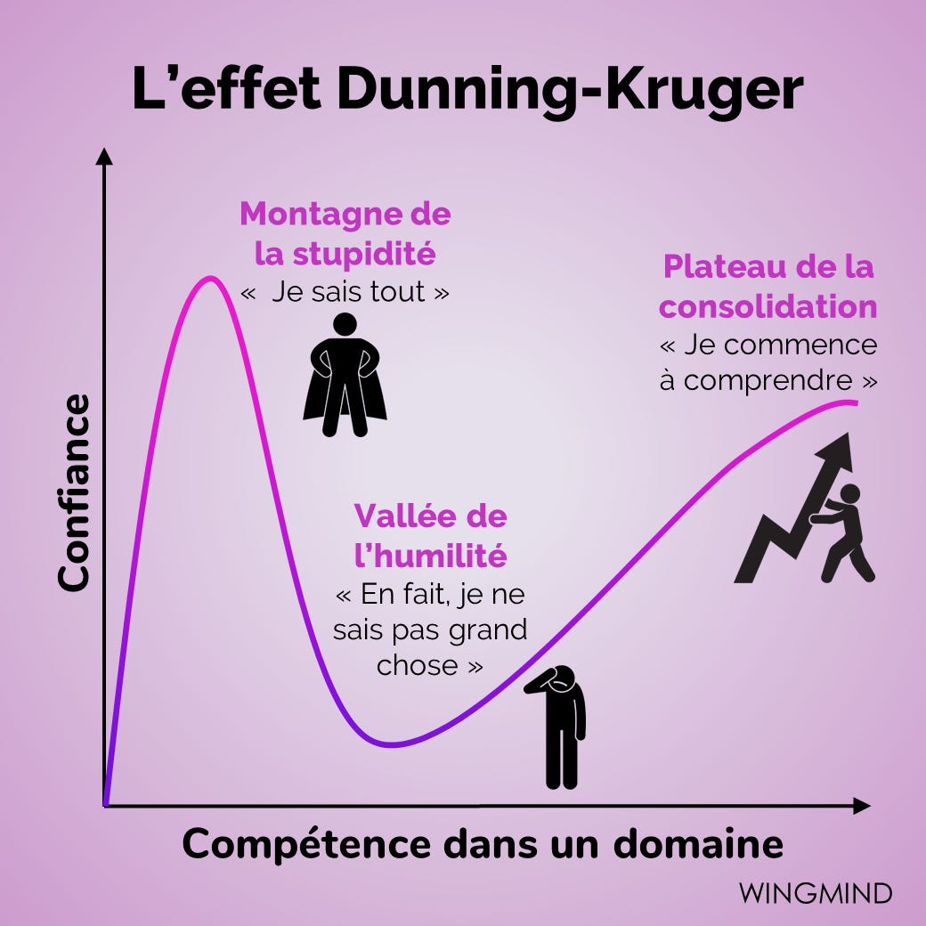 L'effet Dunning-Kruger : Le Lien Entre Confiance et Compétence | WINGMIND
