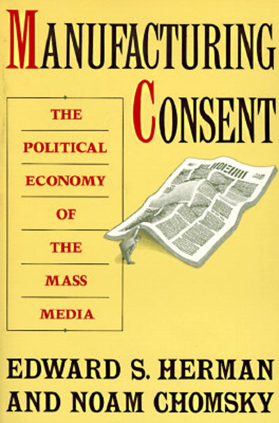 Manufacturing consent : the political economy of the mass media |  WorldCat.org
