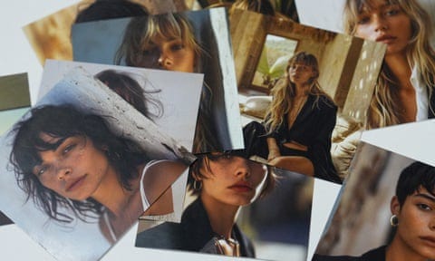 Artificial intelligence generated images of models 