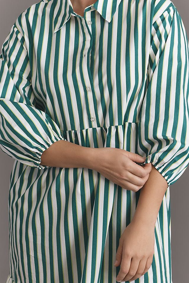 The Bettina Tiered Shirt Dress by Maeve #5