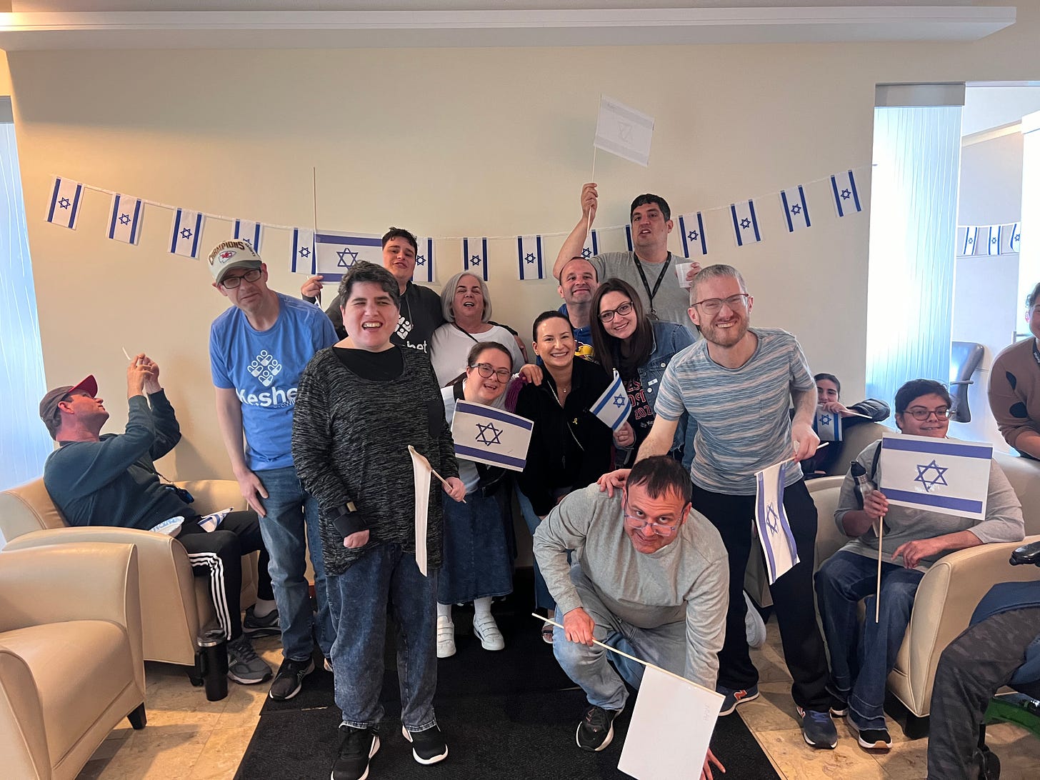 keshet members have a yom ha'atzmaut party