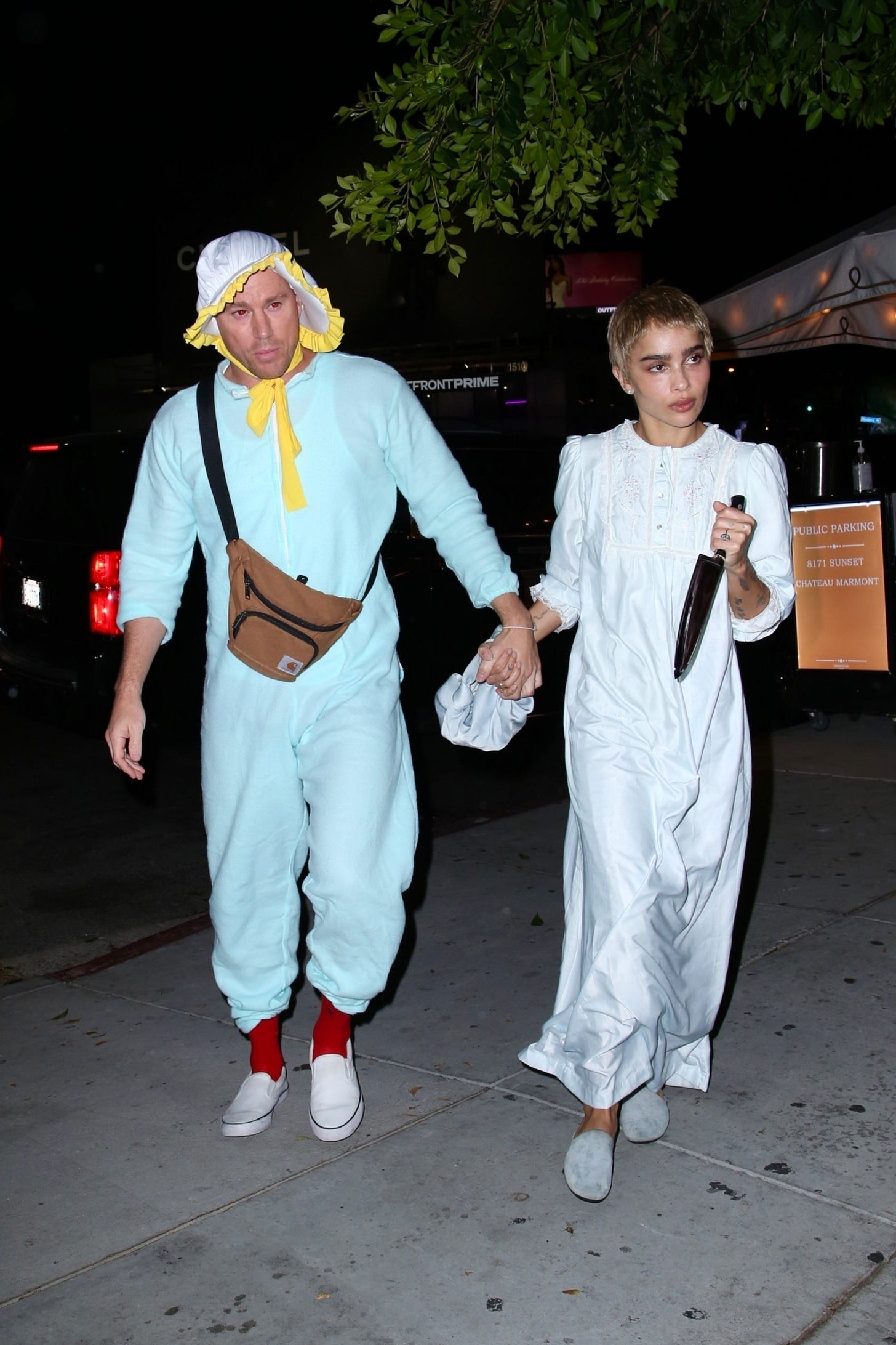 Zoë Kravitz and Channing Tatum Take a Stab at a Couple's Halloween Costume  | Vogue