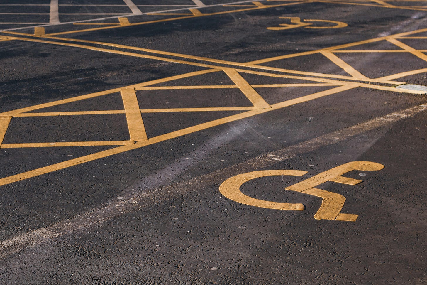 Accessible parking spaces