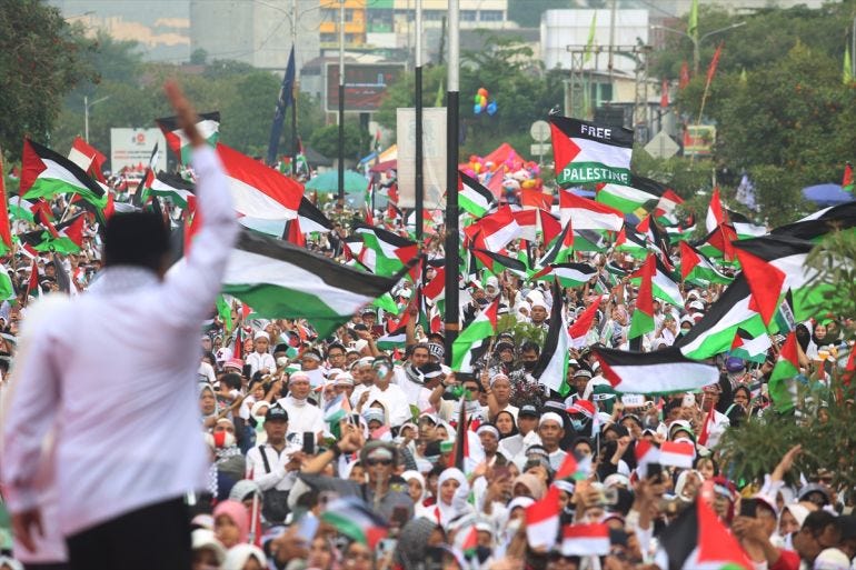 Indonesia pro-Gaza protest