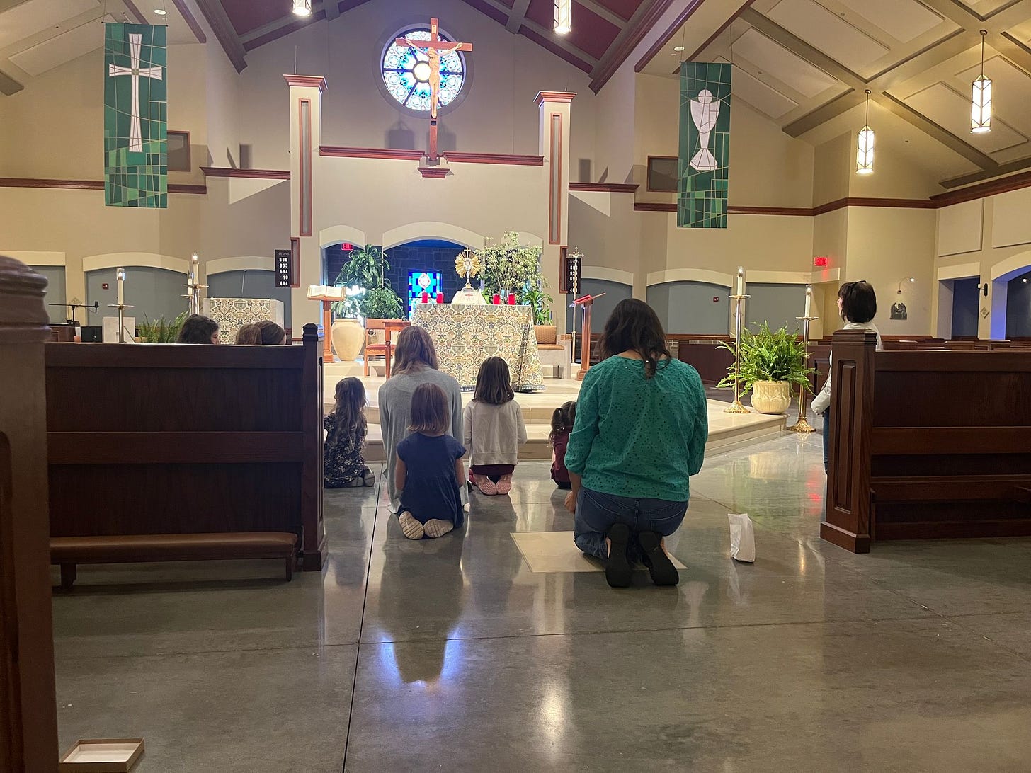 Children’s adoration offers young families a chance for prayer, community