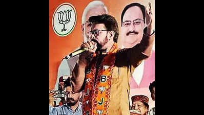 Goyal, Thakur, Tiwari lend weight to Tandon’s campaign