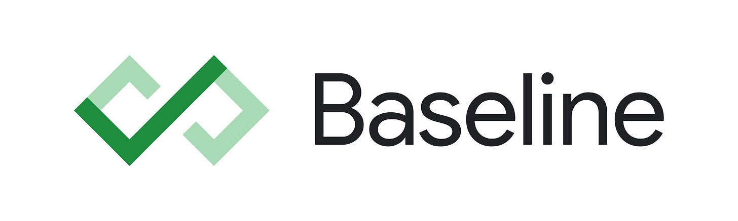 The Baseline supported icon and the wordmark.