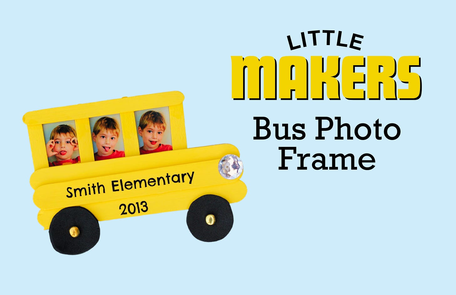 Little Makers: Bus Photo Frame