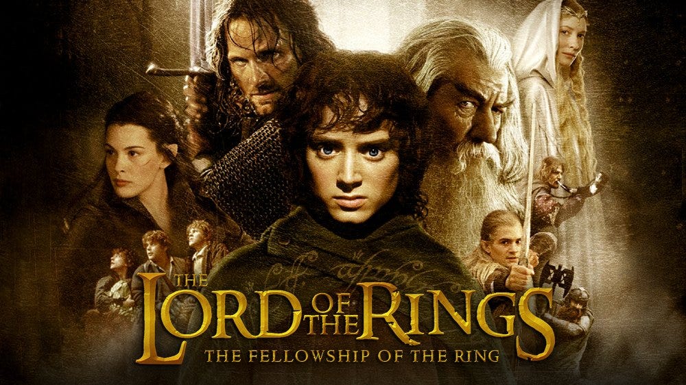 Fellowship of the Ring film poster