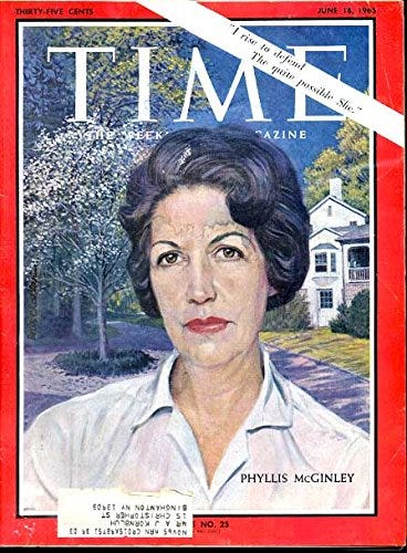 TIME MAGAZINE 6/18/1965-PHYLLIS MCGINLEY VG at Amazon's Entertainment  Collectibles Store