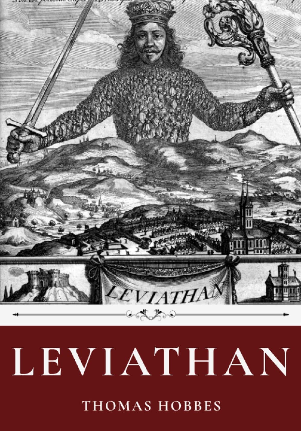 Thomas Hobbes Leviathan Book Cover