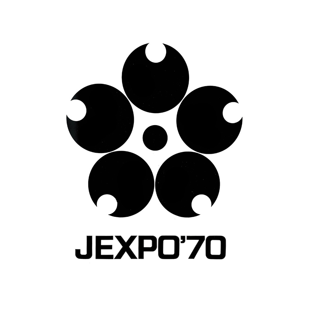 Takeshi Otaka's winning logo proposal for Expo 70