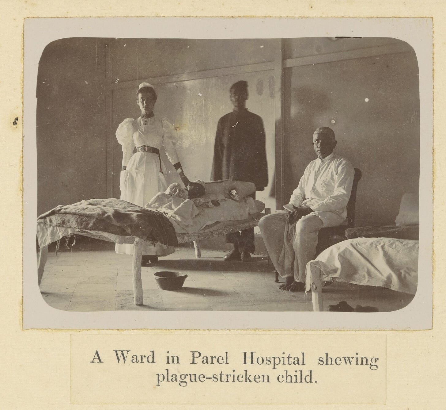 indianhistorypics on X: "1890s :: Bubonic Plague Stricken Child In Hospital  , Parel , Bombay In 1855 #Bubonic #Plague Originated In Yunnan , #China And  Spread Across The World Killing Millions https://t.co/c94ksSB7fr" / X